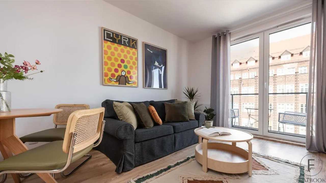 Flatbook - City Center Apartments Aura 40 그단스크