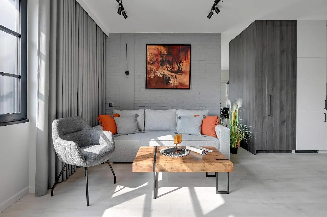Flatbook - City Center Apartments Aura 40 그단스크